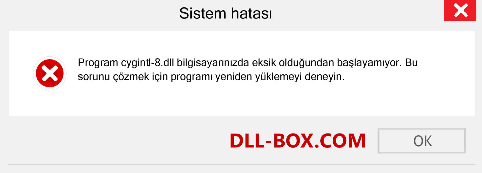 cygintl-8.dll dosyası eksik mi? Windows 7, 8, 10 için İndirin - Windows'ta cygintl-8 dll Eksik Hatasını Düzeltin, fotoğraflar, resimler
